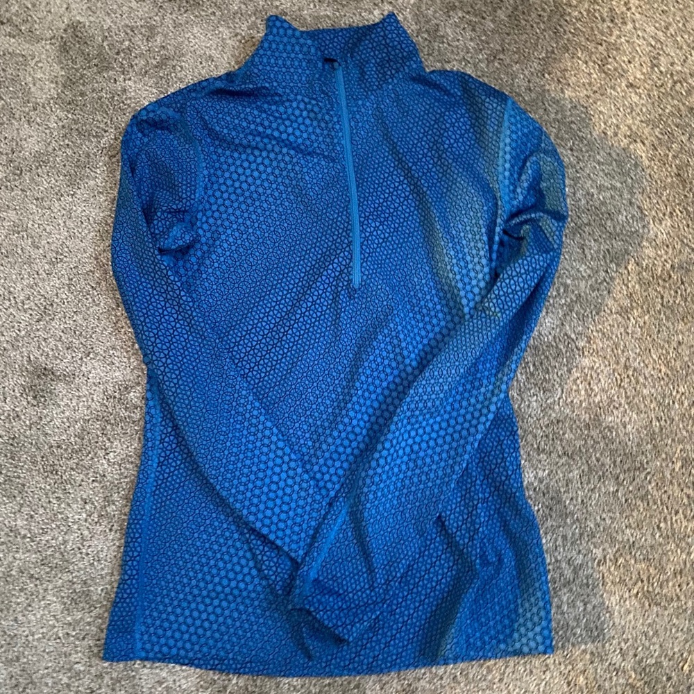 I am selling this blue & black Nike quarter zip up